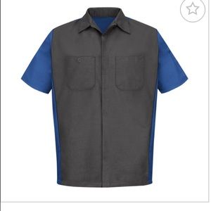 NWT Red Kap 2-Tone Crew Shirt